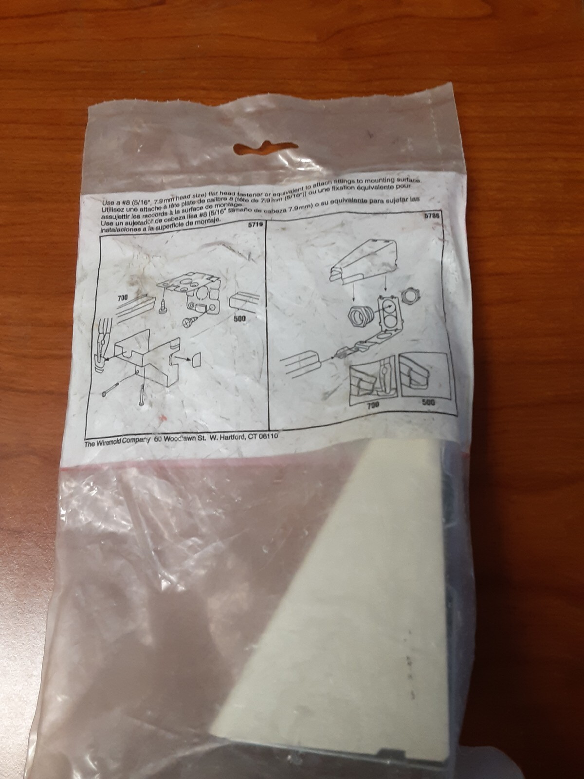 5 Wiremold V5786 Steel Adjustable Offset Connector Ivory for sale ...