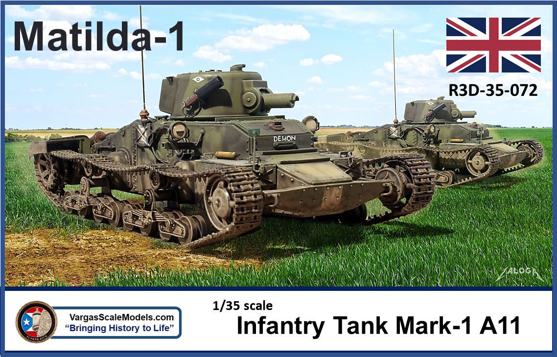 Motor City Classics 1:43 Carro Armato Matilda II Mk.III British Army Royal Tank Rgt - Foto 5