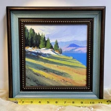 Tranquil Landscape: Original Oil Painting - Nature wall Art for Home Decor