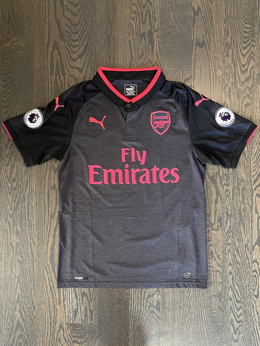 Jack Wilshere Arsenal 2017-18 Puma Third Jersey With PL Jack Wilshere Arsenal 2017-18 Puma Third Jersey With PL