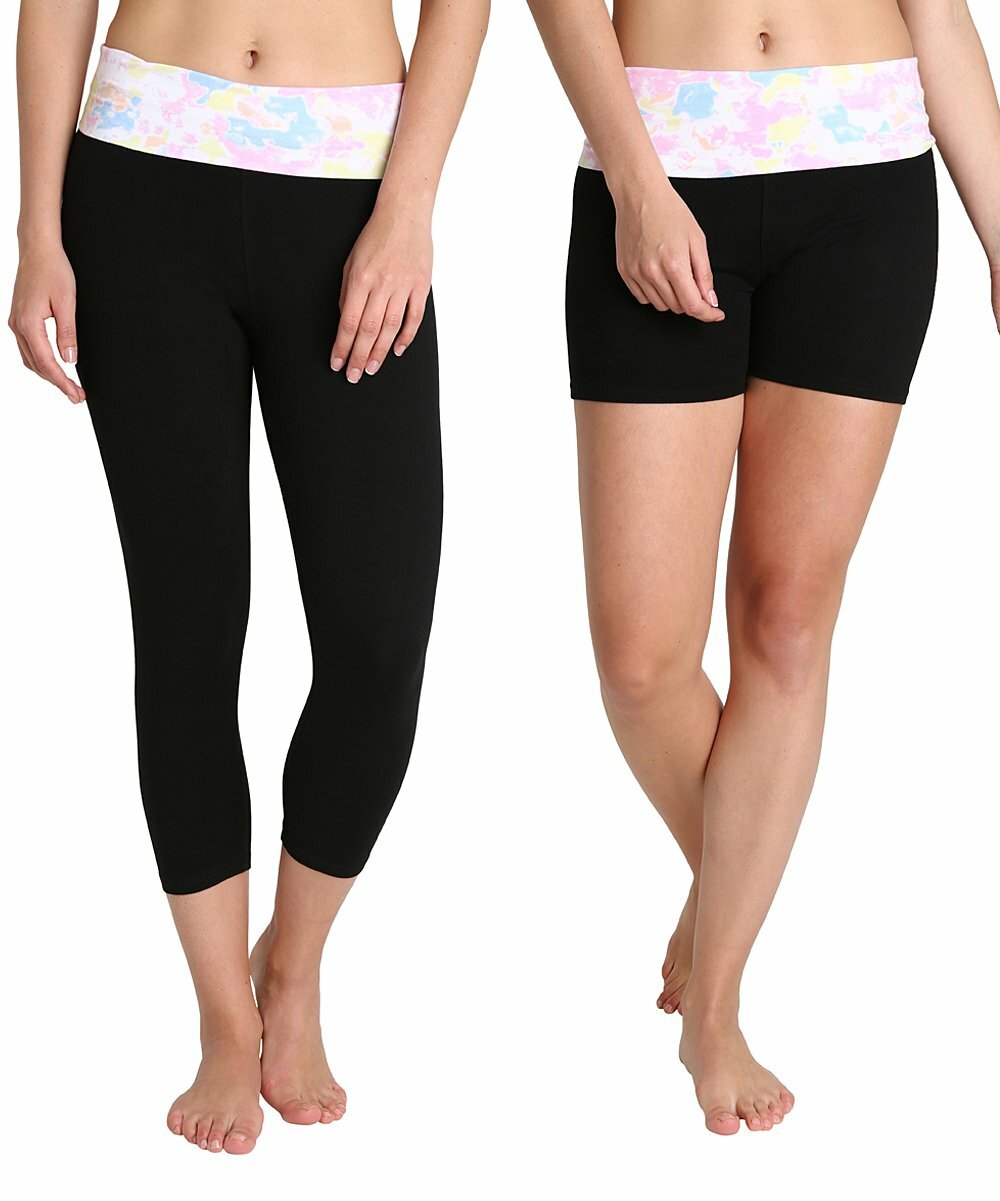 No Boundaries Fold Over Capri Leggings