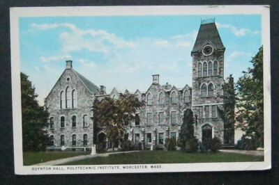 Boynton Hall Polytechnic Institute Worcester MA Unposted CT American Art WB