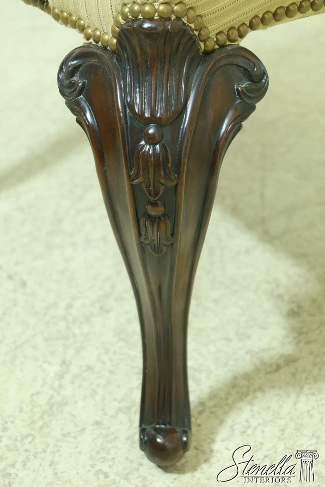 L53667EC: Set Of 8 Georgian Mahogany Ribbon Back Dining Room Chairs - Image 4 of 4