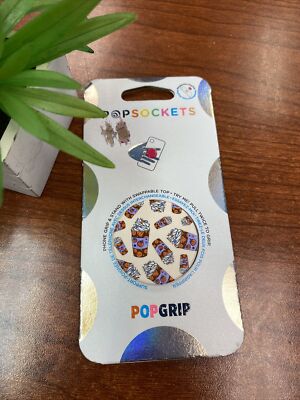 PopSockets PopGrip Swappable Top Phone or Tablet Grip Stand
