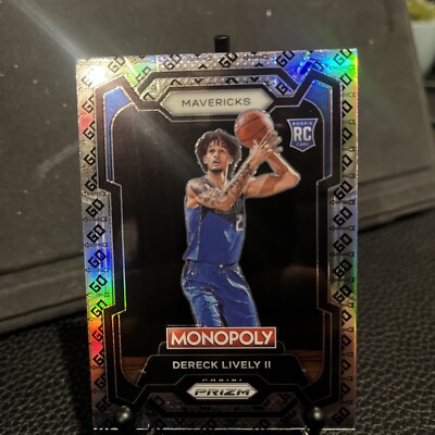 Dereck Lively Rookie Prizm Monopoly Go Edition
