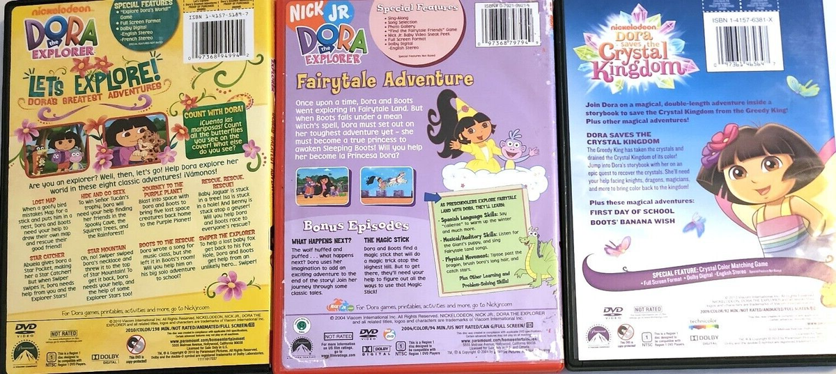 Dora The Explorer Lets Explore / Fairytale Adventure / Crystal