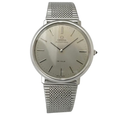 OMEGA DE VILLE Cal.711 Vintage Ref.151 0039 Self-winding Silver 37mm Mens  Watch | eBay