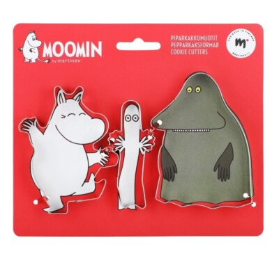 Martinex Moomin Cookie Ausstechformen 3er -set  Moomin Characters