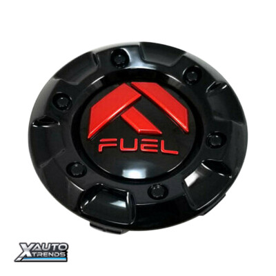 Fuel Off-Road 1003-81GBR Gloss Black Center Cap W/ Black Rivets – 1 Pack