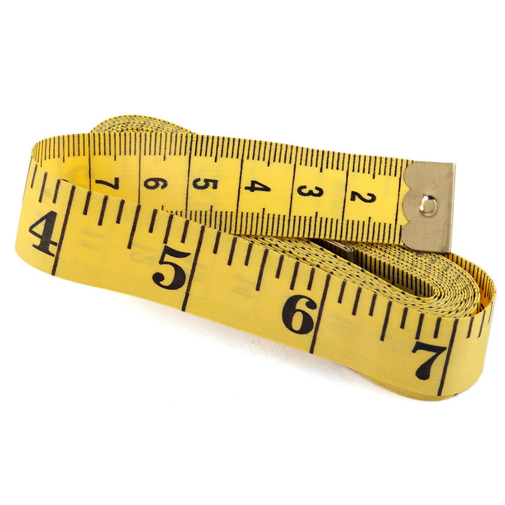 300cm 120"" Soft Body Cloth Measuring Ruler Flat Tape Measure for Tailor Sewing