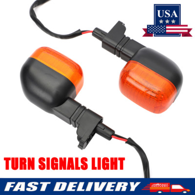 US 2Pcs Set For Cagiva Ducati Turn Signal Blinker Winker Front / Rear Indicators
