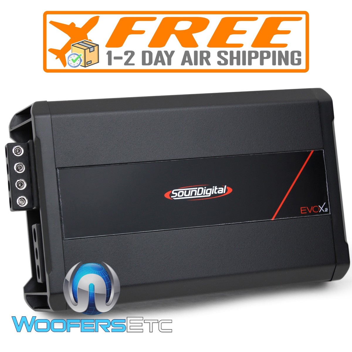 SOUNDIGITAL EVOX 2400.4 2-OHM MINI 4-CHANNEL 2400W RMS MOTORCYCLE