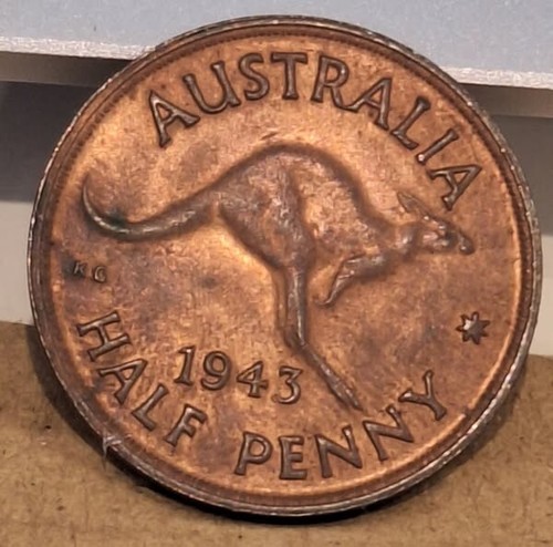 1942 1943 1948 1951 1952 1953 1959 Australian Halfpenny coins in High Grades - Picture 11 of 16