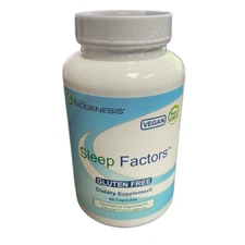 Nutra BioGenesis - Sleep Factors - Vegan, Non-GMO - 60 Capsules