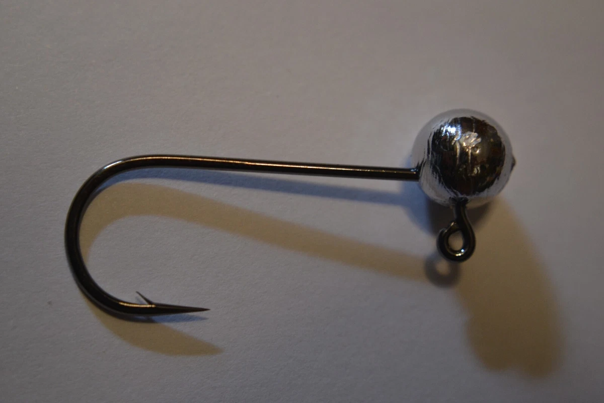 Testa Piombata Mustad Jigkopf Viola, Amo Doppio Resistente, Per Trota, Salmone E Occhio A Rullo