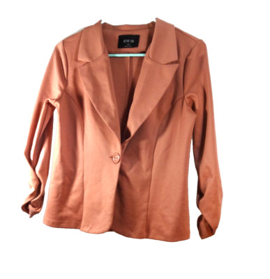 Womens Active USA Collection PeachUnLined Blazer Polyester Spandex Large
