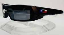New Oakley Gascan Sunglasses / Matte Black / Texas Flag / Black Iridium/09014-40