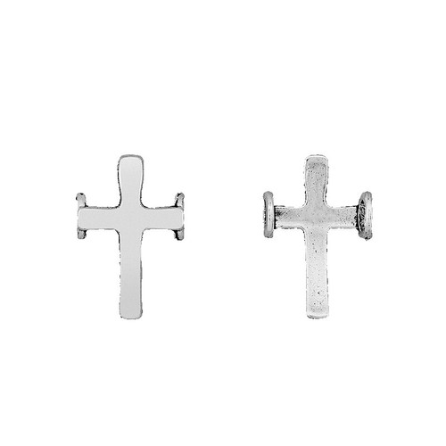 40-Piece Crucifix Cross Beads - 4 Style Tibetan Cross Charms For Jewelry Making