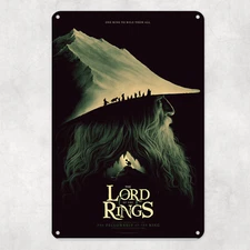 Custom LOTR Inspired 10"x14" Metal Wall Sign Office Home Mancave