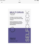 DRUG TEST self Check Multi Drug Test BRAND NEW