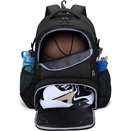 backpack with ball compartment