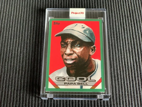 2021 TOPPS PROJECT 70 #916 COOL PAPA BELL / JACOB ROCHESTER *ENCASED ART*  GRAYS