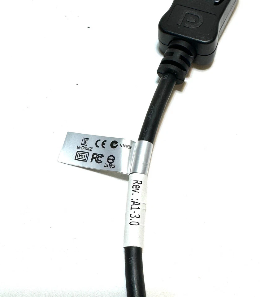 ACCELL DisplayPort to DVI Adapter Male to Male AMD Eyefinity Certified - 6in - Image 3 of 4