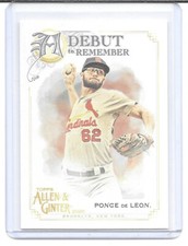2020 Topps Allen & Ginter Debut to Remember #DTR-23 Daniel Ponce de Leon