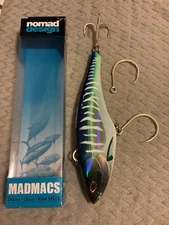 Nomad Design Madmacs 240mm w/ 5/0 4x Treble Hook - Mackerel - Tuna Trolling Lure