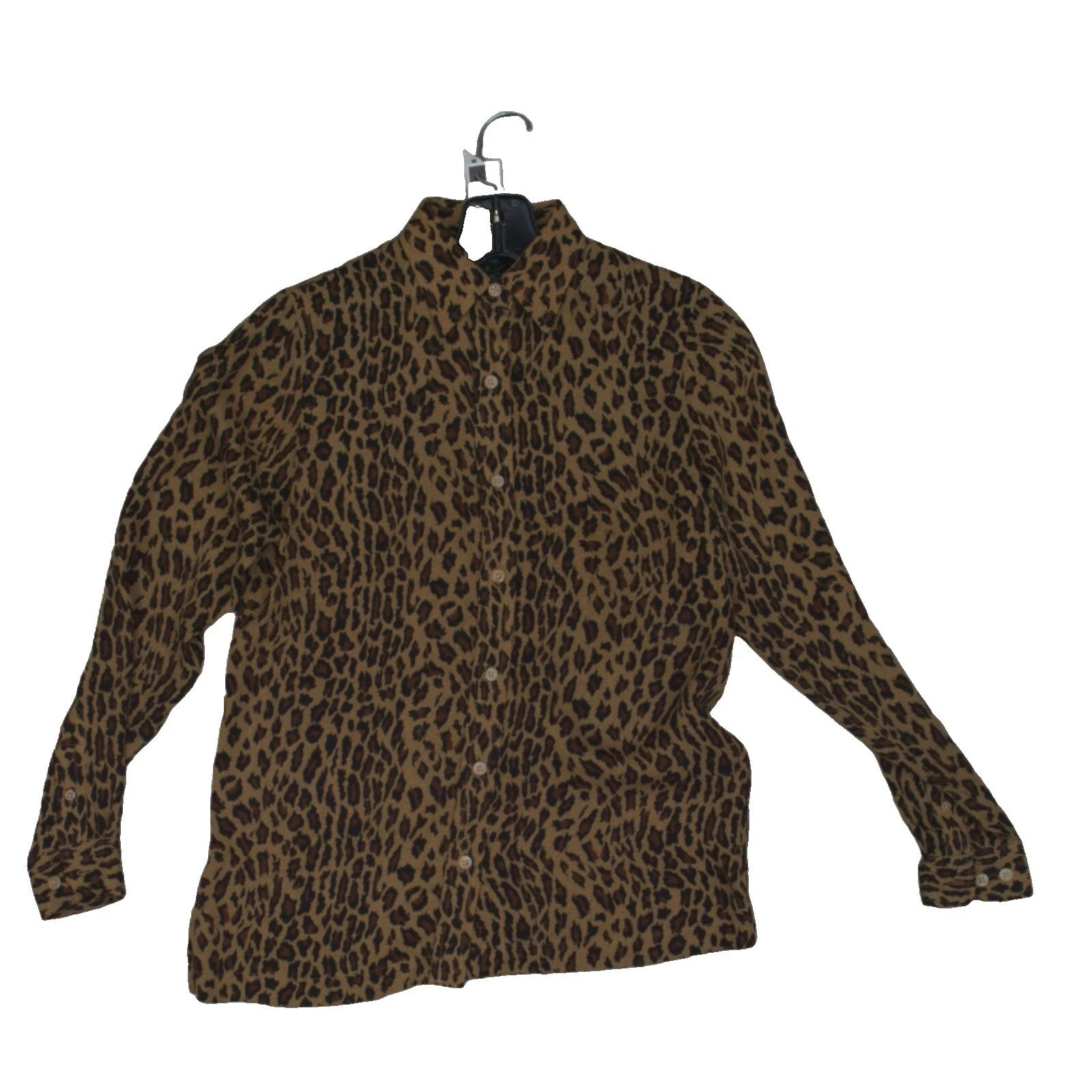 Seda Lauren Ralph Lauren Mujer Top Estampado de Animales para Mujer