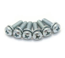 TK-SP-BSC (6) Sperzel Chrome Button Screws for Trem-Lok Guitar Tuners