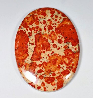 122 Ct 6X39X54 mm Natural Orbicular Asteroid Jasper Oval Cabochon Gemstone KJ-04