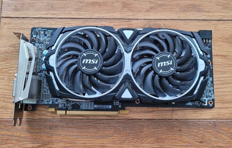 MSI Radeon RX 580 ARMOR 8G OC 8GB GDDR5 Graphics Card (Not Working)