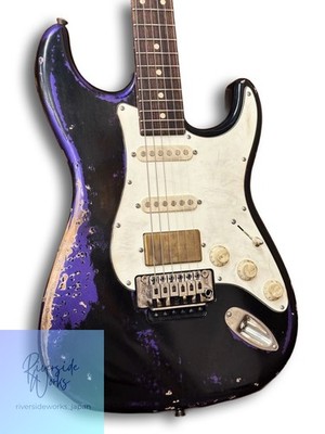TOM ANDERSON Icon Classic Black over Plumb Crazy (In-Distress Level 3)