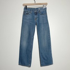 Polo Ralph Lauren Boys Blue Straight Leg Jeans Medium Wash Cotton Size 10