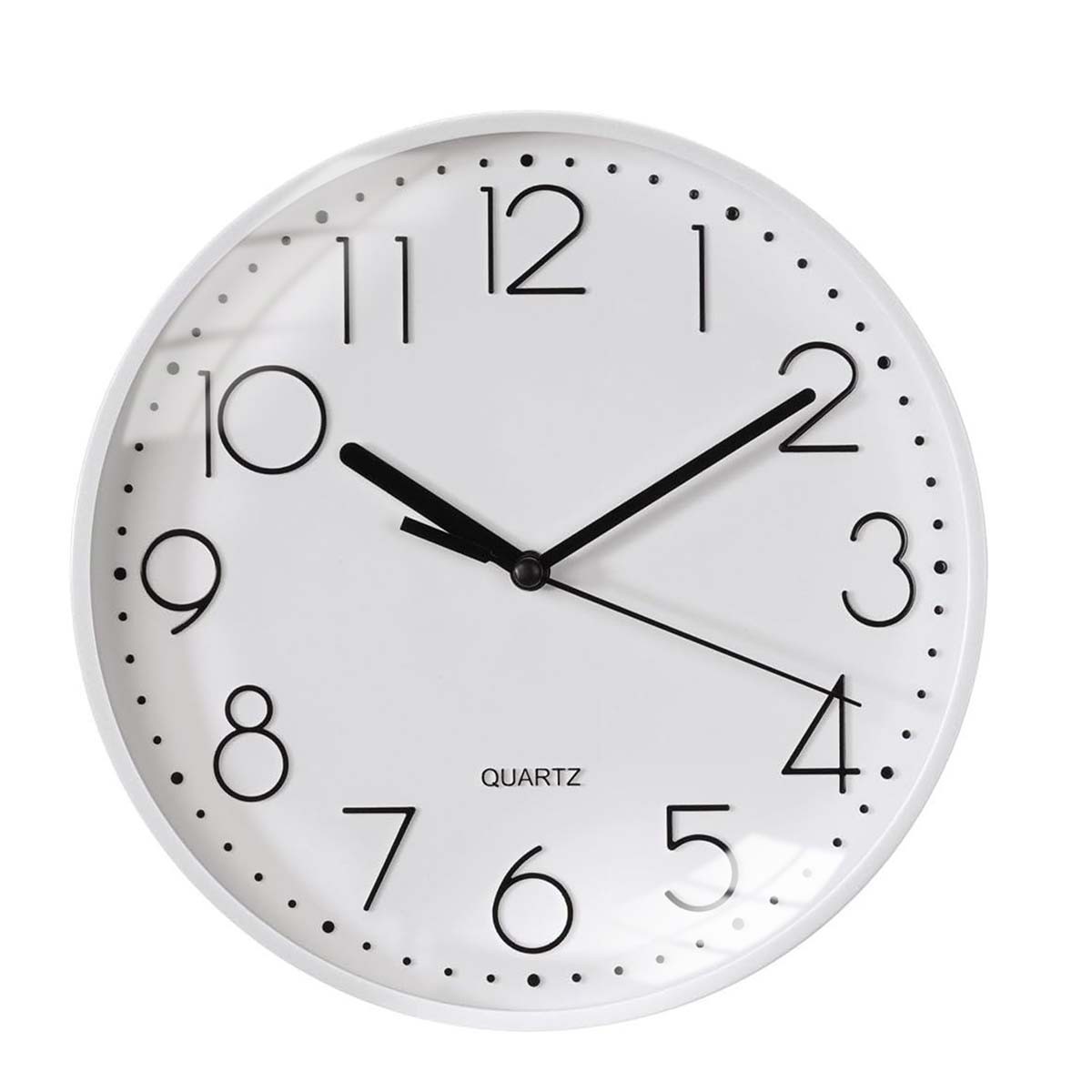 Horloge murale silencieuse Avizar de 26 cm pour travailler sans tic-tac