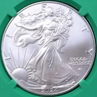 2024 Silver Eagle NGC MS70 Green Label From US Mint Sealed Box ASE .999