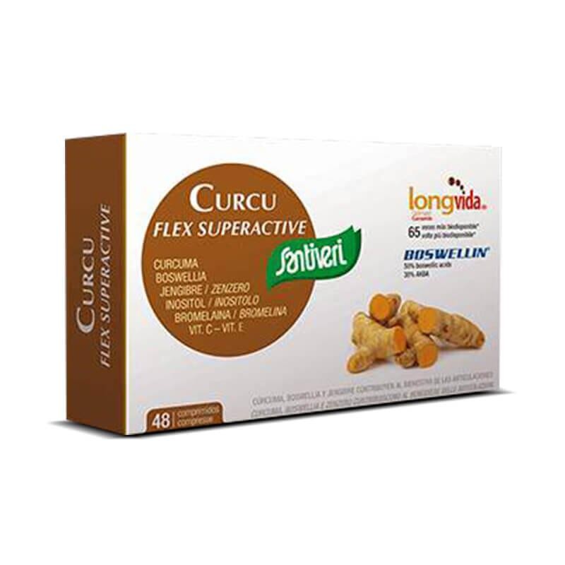 Santiveri Curcu Flex Superactive 48 Tablets - Immagine 3