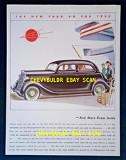 1935 Ford Tudor Sedan Large Vintage Ad And More Room Inside