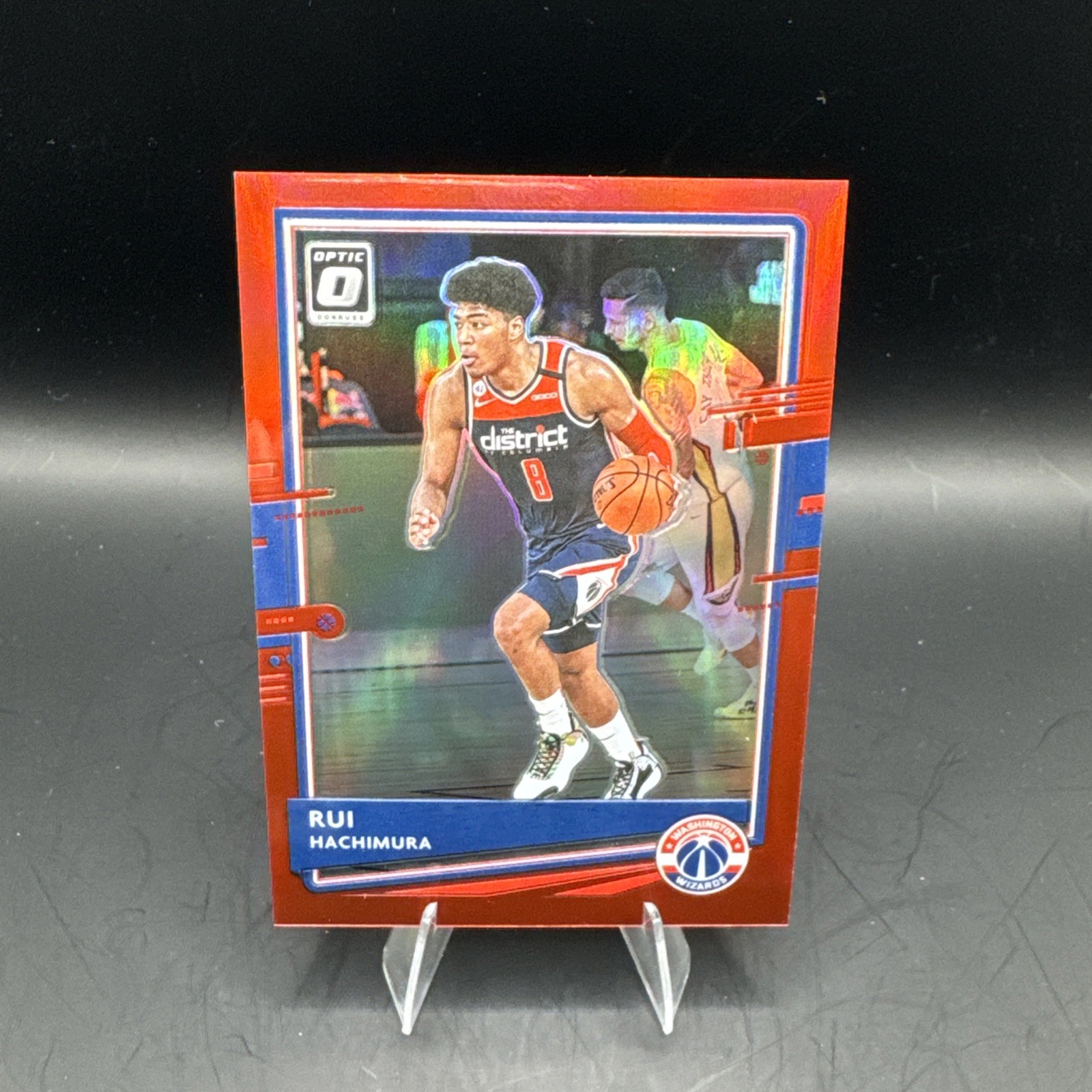 2020-21 Panini Donruss Optic Red Prizm /99 Rui Hachimura #67
