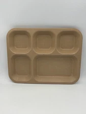 Vintage 1978 US Military Mess Hall Tray 5 Compartment Halsey Inc Scranton PA