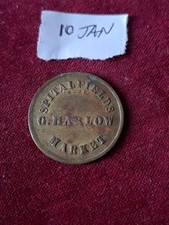 G.Harlow Spitalfields Market 1 Shilling Token