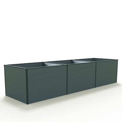 GFP (3.2' x 11.5') Tall Raised Garden Bed DANIELA - Anthracite Gray ~CLEARANCE