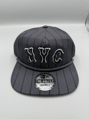 Authentic New Era MLB New York Mets ''The GOLFER'' Snapback Hat | Dark Gray