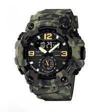 Activa x Invicta BlackOps Mens 56mm Digital Watch Army Green Black ACW1637-002
