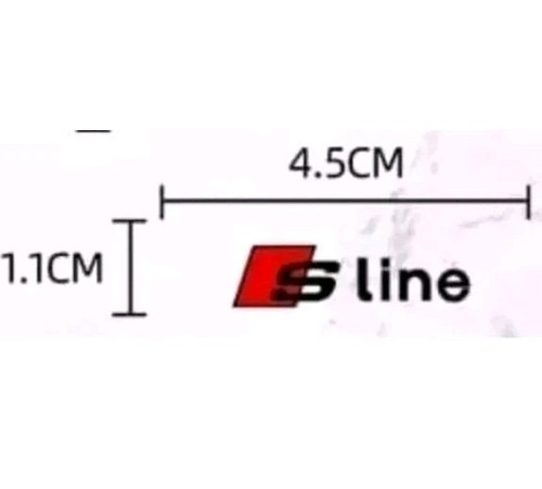 2x für Audi S Line Spiegelaufkleber Türgriffe Embleme mit S Line Autologo - Bild 2 von 2