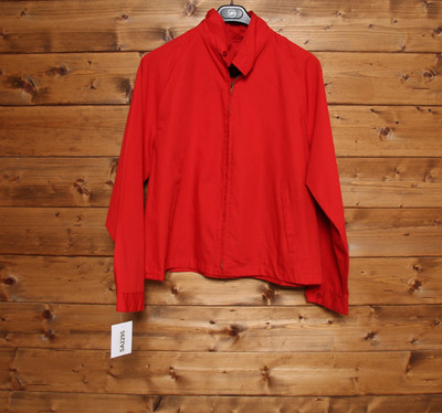 Campus Jacke Vintage Rot XL (Sa2295) Used Cerniera Verschluss