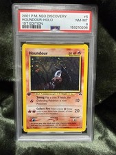 Pokemon Houndour Neo Discovery 1st Edition Holo #5 PSA 8 Mint Low Pop 5/75 on eBay