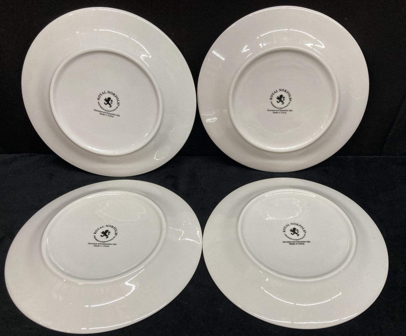 Royal Norfolk Bumble Bee Flower Dinner and Salad Plates Set of 8