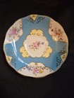 Rare Royal Albert Cup Saucer Blue With White Cameos & Flowers 1930s — photo 2